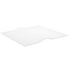 vidaXL Bordbeskytter matt 70x70 cm 1,6 mm PVC