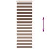 vidaXL Sebragardin brun 70x230 cm stoff bredde 65,9 cm polyester