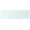 vidaXL Hyllepaneler 2 stk klart glass 100x30 cm