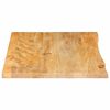 vidaXL Bordplate 70x60x3,8 cm naturlig kant heltre mango