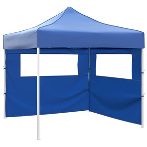 vidaXL Partytelt 291 x 291 x 315 cm Bl&aring; Oxford Stoff