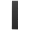 vidaXL Kontorskap antrasitt 90x40x180 cm st&aring;l