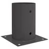 vidaXL Rund bakkenagel 12 pcs Antrasitt 15 x 15 x 15 cm Metall