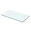 vidaXL Hyllepaneler 2 stk klart glass 50x20 cm