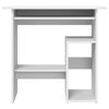 vidaXL Skrivebord hvit 80x45x74 cm konstruert tre