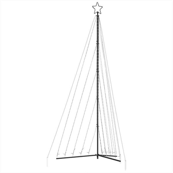 vidaXL LED Juletre 570 LEDs Bl&aring; 399 cm