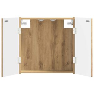 vidaXL Dartbrettskap ARNHEM Artisan eik 52,5 x 10,5 x 53,5 cm