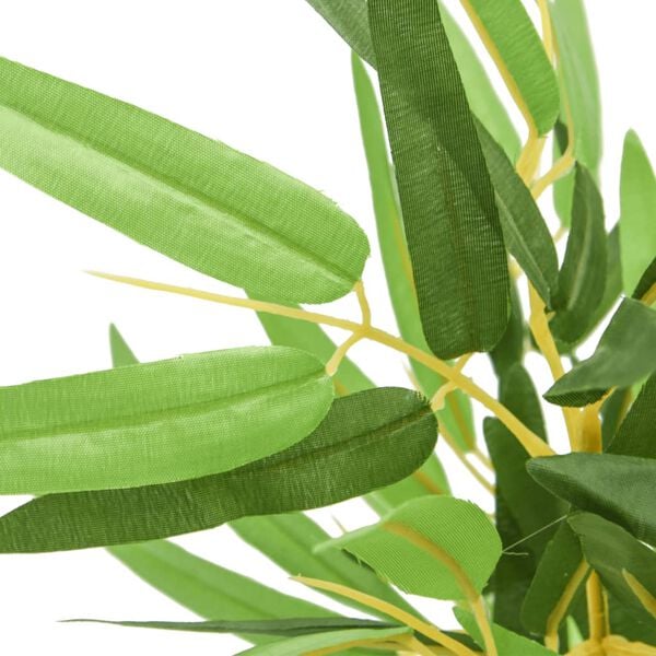 vidaXL Kunstig bambustre 552 blader 120 cm grønn