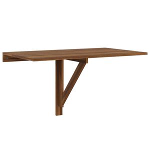 vidaXL Sammenleggbart veggbord brun eik 100x60x56 cm konstruert tre