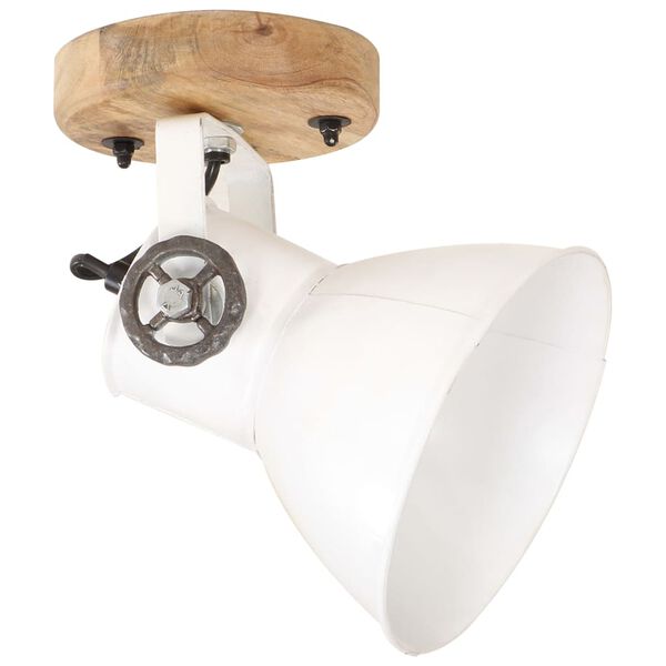 vidaXL Industrielle vegg-/taklamper 2 stk hvit 20x25 cm E27