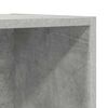 vidaXL Vegghengt TV-benk betonggr&aring; 37x37x107 cm sponplate
