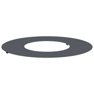 vidaXL passende for Flat Tre Ring Antrasitt &Oslash;30 / 60 cm St&aring;l