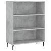 vidaXL Highboard betonggr&aring; 69,5x34x180 cm konstruert tre