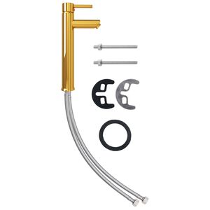 vidaXL Blandebatteri gull 12x30 cm