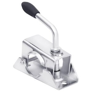 vidaXL Klemme til st&oslash;ttehjul 13,5x6,5x14 cm galvanisert st&aring;l