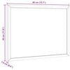 vidaXL magnetisk tavle med massiv fururamme 40x30 cm