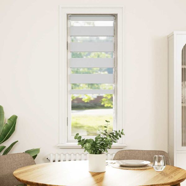 vidaXL Sebragardin hvit 40x100 cm stoff bredde 35,9 cm polyester