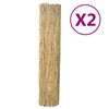 vidaXL Sivgjerder 2 stk 150x500 cm