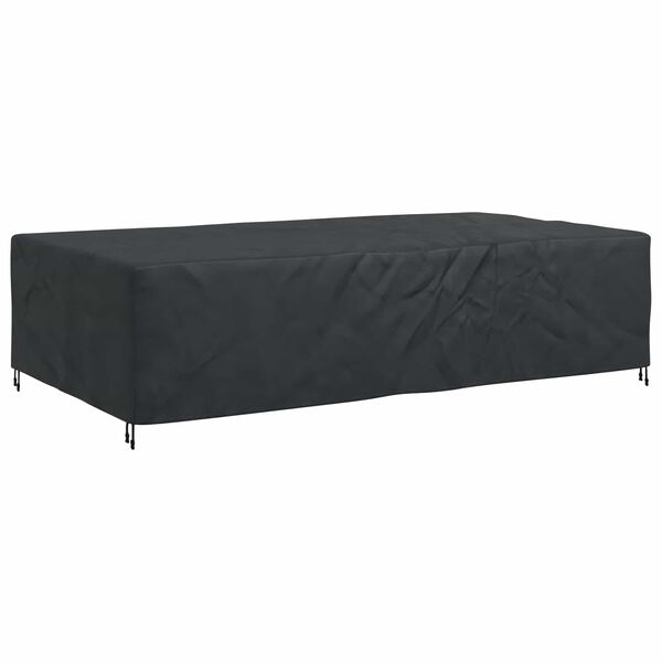 vidaXL M&oslash;belbeskyttelse Ensfarget Svart 315 x 180 x 74 cm 600D