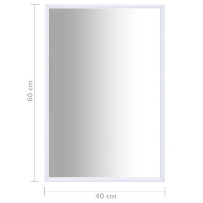 vidaXL Speil hvit 60x40 cm