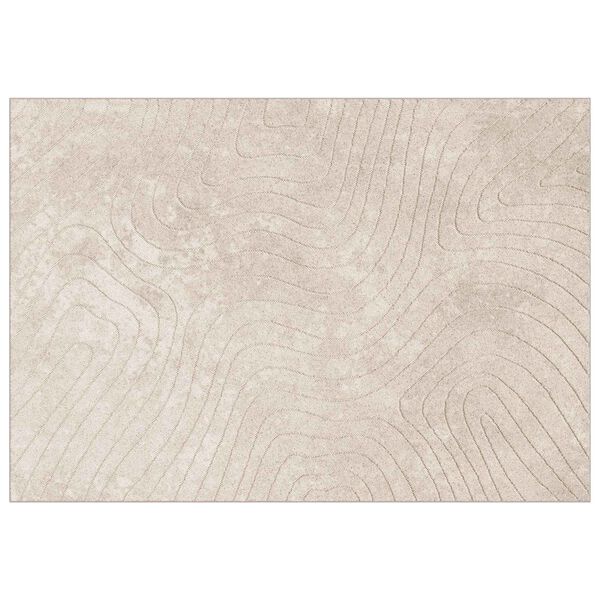 vidaXL Omr&aring;detepper Rektangul&aelig;r PALMERAS Beige 230 x 160 cm Polyester