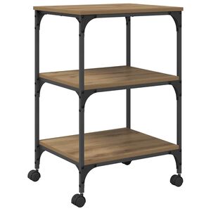 vidaXL Skiverstativ Artisan Eik 50 x 41 x 75 cm Konstruert tre