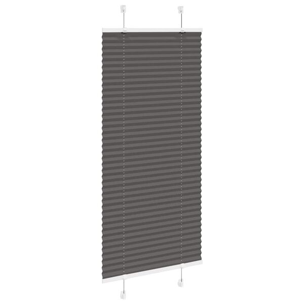 vidaXL pliss&eacute;gardin sort 55x150 cm Stoff Bredde 54,4 cm Polyester