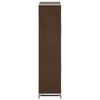 Stoff Skoskap 58 x 28 x 106 cm Brun