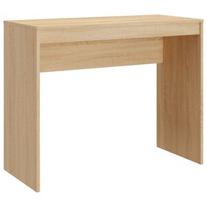 vidaXL Skrivebord sonoma eik 90x40x72 cm konstruert tre