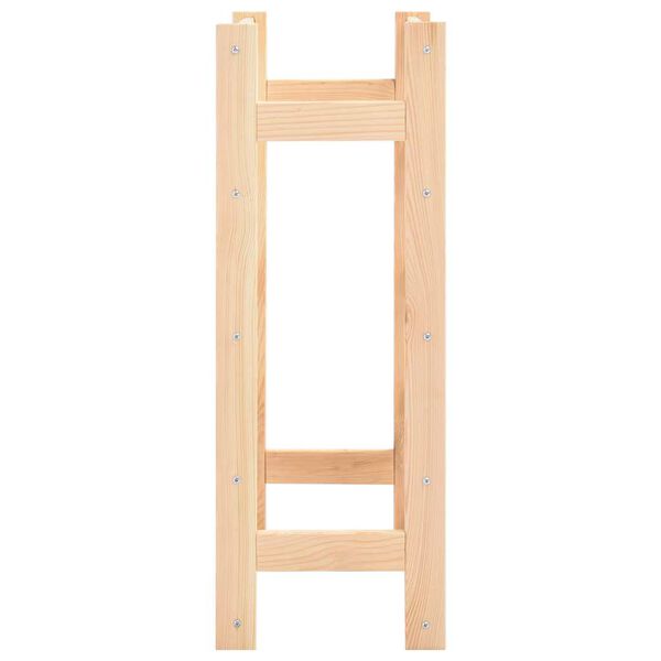 vidaXL Vinstativ for 20 flasker furu