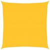 vidaXL Solseil 160 g/m&sup2; firkantet gul 4,5x4,5 m HDPE