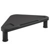vidaXL Monitorstativ hj&oslash;rne svart 49x28x10,5 cm