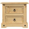 vidaXL Nattbord Corona 53x39x47 cm heltre furu
