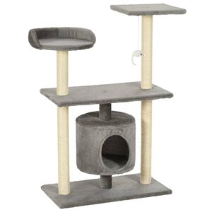 vidaXL Kloretre med klorestolper i sisal 95 cm gr&aring;