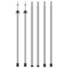 vidaXL Teleskopiske presenningstenger 102-260 cm 2 stk aluminium