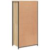vidaXL Highboard sonoma eik 62x36x121,5 cm konstruert tre
