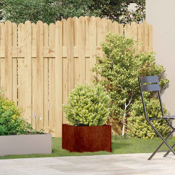 vidaXL Plantekasse rust 40x40x30 cm forvitringsst&aring;l