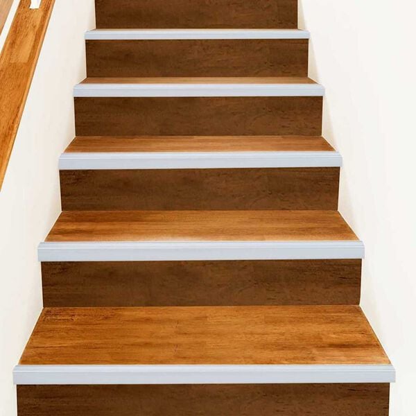 vidaXL Trappeneser 10 pcs sølv 67 cm Aluminium