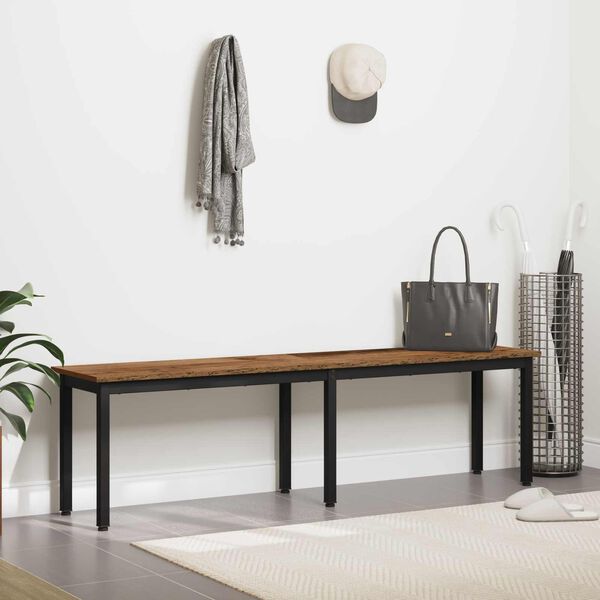 vidaXL benk Gammelt tre 160 x 35 x 45 cm Konstruert tre