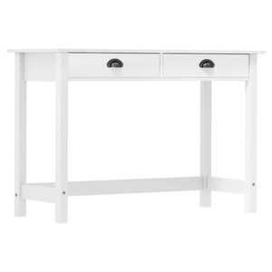 vidaXL Konsollbord Hill med 2 skuffer 110x45x74 cm heltre furu
