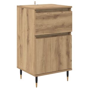 vidaXL Serviesskap Artisan Eik 40 x 35 x 70 cm Ingeni&oslash;rtre og jern