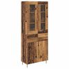 vidaXL H&oslash;yskap 2 stk. Gammelt tre 69,5 x 34 x 180 cm Konstruert tre