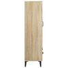vidaXL Highboard sonoma eik 70x31x115 cm konstruert tre
