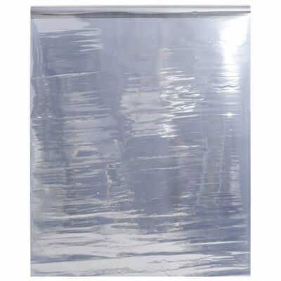 vidaXL Solfilm statisk reflekterende effekt sølv 45x1000 cm PVC
