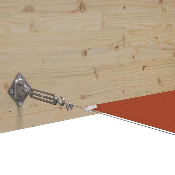 vidaXL Vertikal markise terrakotta 180x1000 cm oxfordstoff