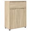 vidaXL Baderomsskap Sonoma eik 72,5 x 36,5 x 100 cm Konstruert tre