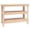 vidaXL Arbeidsbenk 110,5x50x80 cm heltre furu