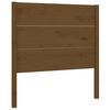 vidaXL Sengegavl honningbrun 81x4x100 cm heltre furu