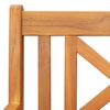 vidaXL Gleiter Benk Brun 110 x 59 x 97 cm Solid akasietre