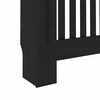 vidaXL Radiator Deksel 2 pcs Svart 112 x 19 x 81,5cm Konstruert tre